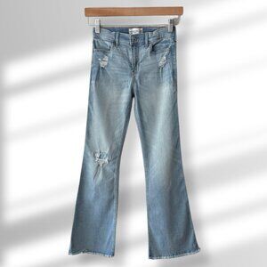 Abercrombie Kids High Rise Flare Jeans Denim | Size 11/12 Regular